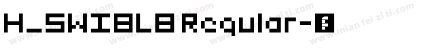 H_SWIBLB Regular字体转换